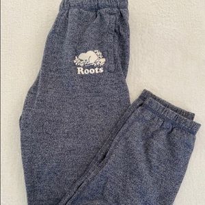 ROOTS blue heather sweatpants